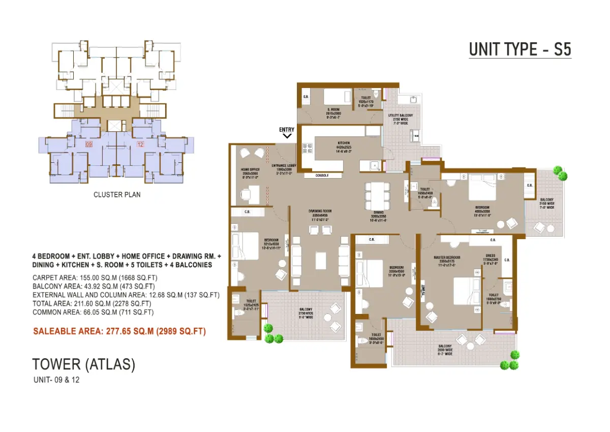 SKA Atlantis - Floor Plan 3