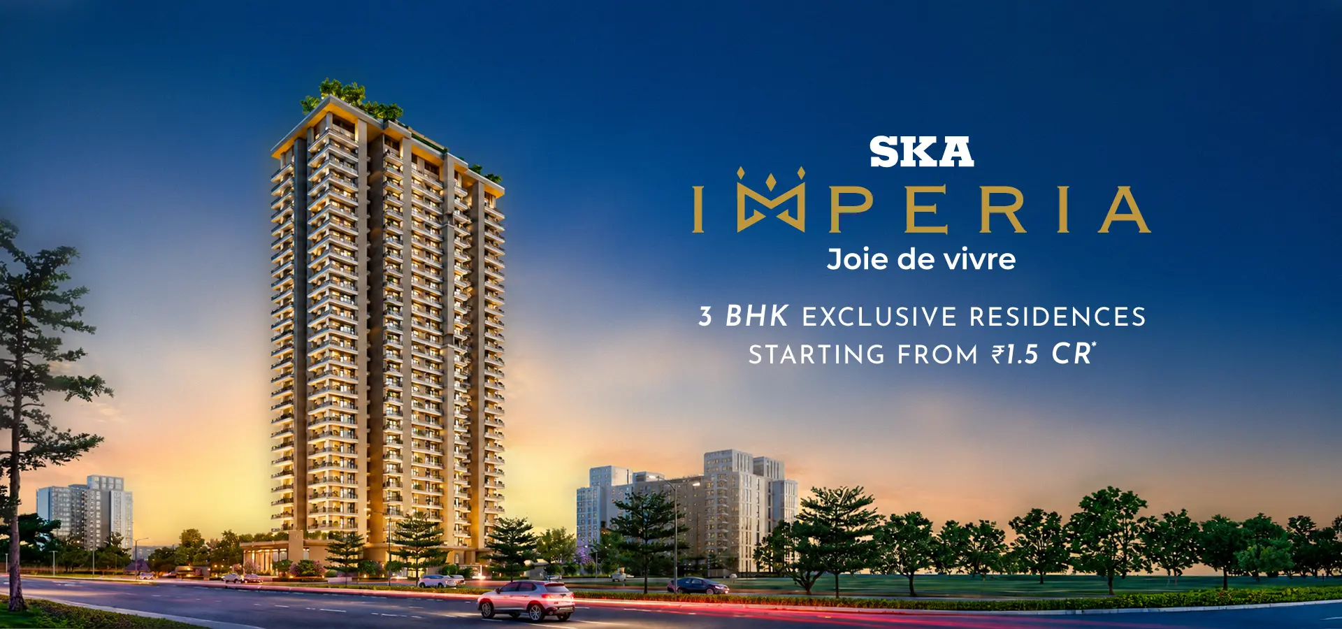 SKA INDIA IMPERIA | 3 BHK Luxury Apartments Sector 4 Wave City, NH-24, Ghaziabad