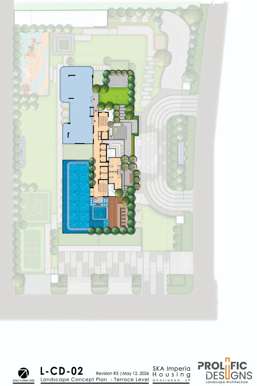 SKA Imperia - Landscape Concept Plan, Terrace Level