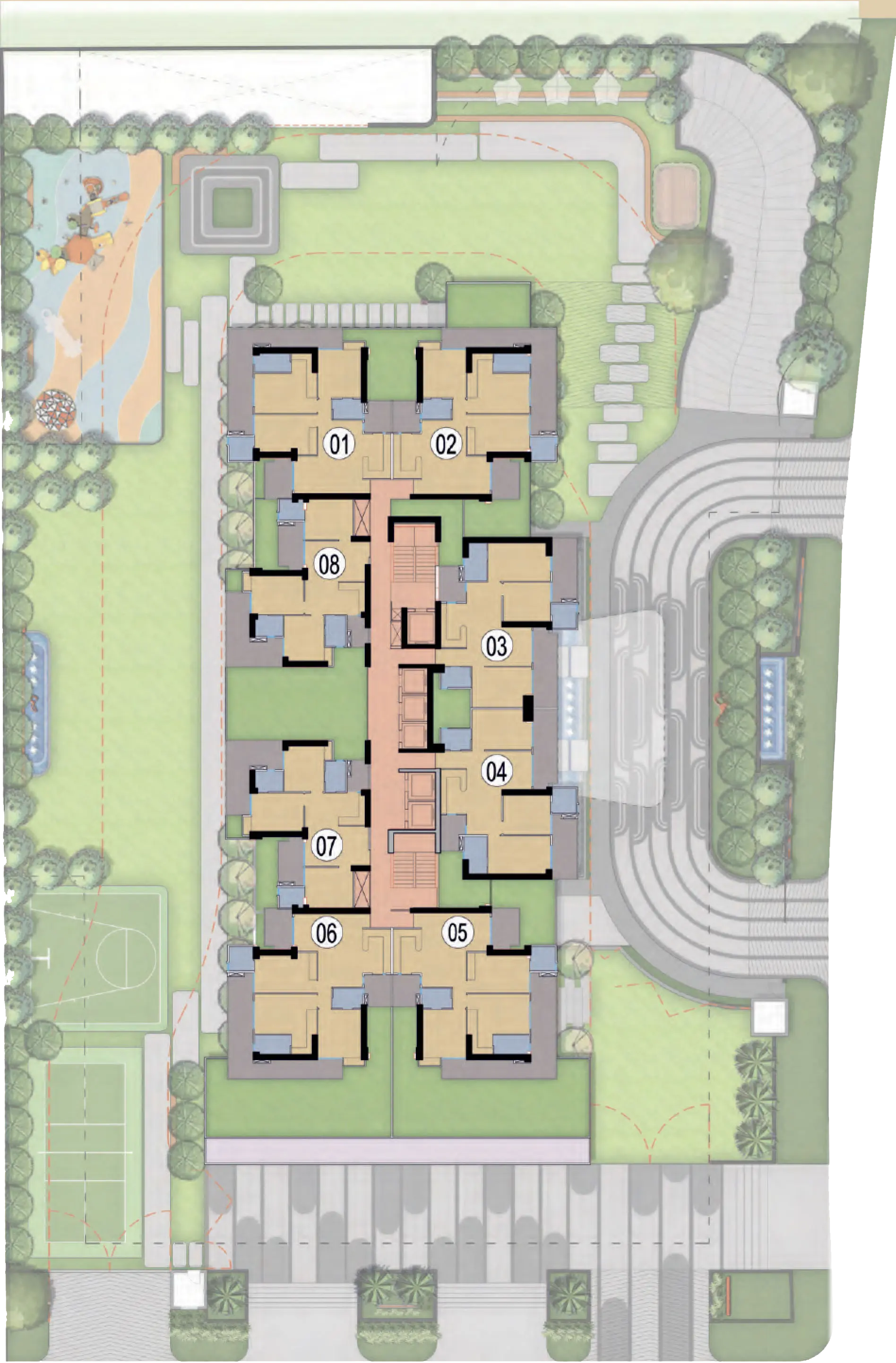 SKA Imperia - Landscape Concept Plan, Typical Floor Plan