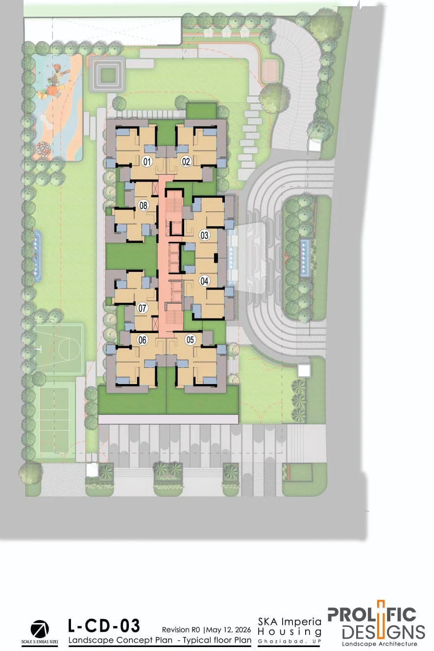 SKA Imperia - Landscape Concept Plan, Typical Floor Plan